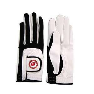  Wisconsin Badgers GOLF GLOVE   ONE SIZE LEFT HAND ONLY 