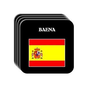  Spain [Espana]   BAENA Set of 4 Mini Mousepad Coasters 