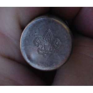  Of America (1950`s) Metal Match Safe With Scout Logo On The Bottom