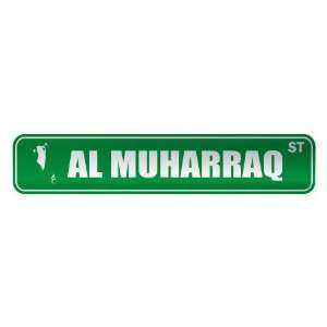     AL MUHARRAQ ST  STREET SIGN CITY BAHRAIN