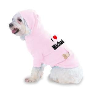  I Love/Heart Michael Hooded (Hoody) T Shirt with pocket 