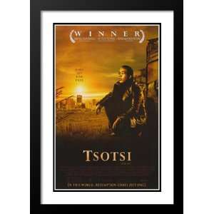  Tsotsi 20x26 Framed and Double Matted Movie Poster   Style 