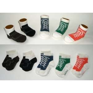 Boys Baby Shoe Socks Gift Set, Funky Feet Variety Pack II, 0 12 Months 