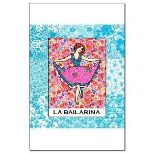  La Bailarina Square Mini Poster Print by  Patio 
