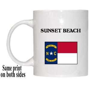   US State Flag   SUNSET BEACH, North Carolina (NC) Mug 