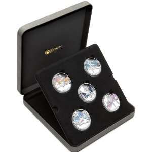   Proof Coin Limited Collector Edition Box Set 5x1oz Famous Ballets