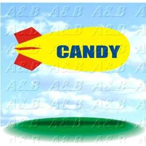  Blow Up Balloons   CANDY   Advertising Helium Blimp Balloon 