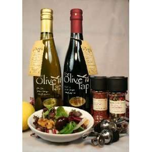 Gourmet Olive Oil and Balsamic Vinegar Gift Basket The Salad Lover 