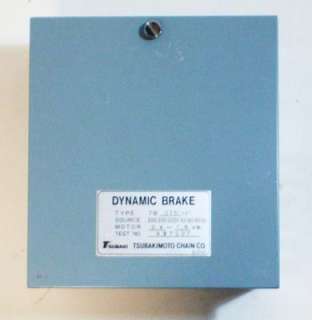 TSUBAKI DYNAMIC BRAKE TB015 S47 3PH 0.4 1.5kW 200/220V  
