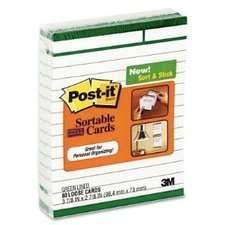 480 Post It Sortable Cards Sort & Stick for Organizing (6 Packs of 80 
