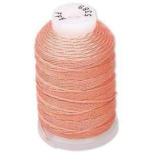  Simply Silk Beading Thick Thread Cord Size FFF Tangerine 0 
