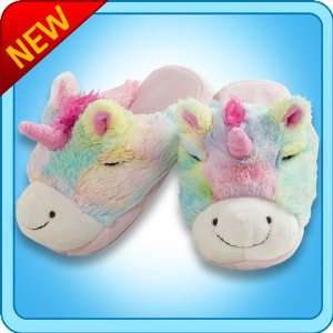  My Pillow Pets®   Rainbow Unicorn Slippers   Medium Toys 