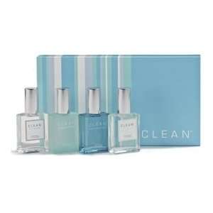  Clean 4pc Fragrance Set 4x1oz for Woman Beauty