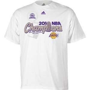   Angeles Lakers 2010 NBA Champs Locker Room T Shirt