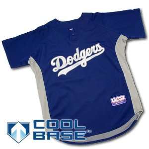 Los Angeles Dodgers Authentic MLB Cool Base Batting Practice Jersey by 