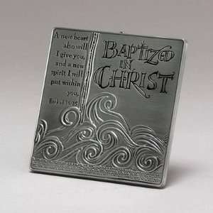  Metal Baptism Plaque by Cross Gifts