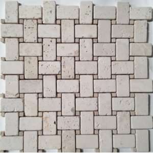 Stone Mosaic Tile Backsplash Travertine Mosaic Tile 12x12cha 022
