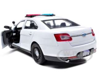   model of Ford Police Concept Unmarked White die cast car by Motormax