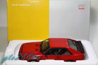 Dealer 118 AUDI Sport Quattro 1984 SWB  Red(AUTOart)  