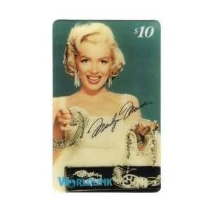  Marilyn Collectible Phone Card $10. Marilyn Monroe In White Dress 