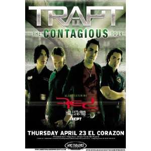  Trapt Poster   Concert Flyer   The Contagious Tour