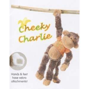  Cheeky Charlie   14 inch stuffed monkey by Aurora Toys 