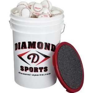  Diamond Bullpen 5 Gallon Baseball/Softball Buckets Clear 
