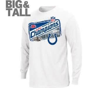 Indianapolis Colts Big & Tall 2009 AFC Conference Champions Advancing 