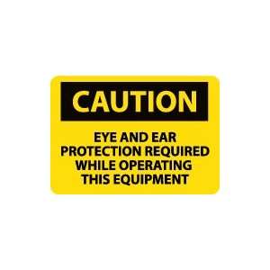   Required While Operating This Equipment Safety Sign