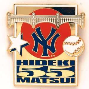  New York Yankees Cloisonne Pin   Hideki Matsui Everything 