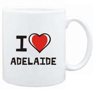 Mug White I love Adelaide  Female Names  Sports 