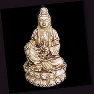  Ivory Seated Kwan Yin 