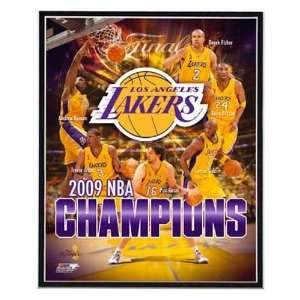  Los Angeles Lakers 2009 NBA Champions 8 x 10 Team 