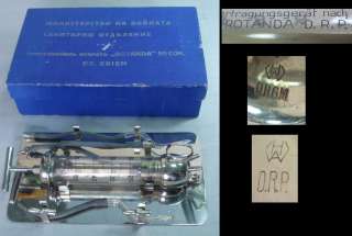 WWII GERMAN MEDICAL DIRECT BLOOD TRANSFUSION SET BOXED DRP DRGM  