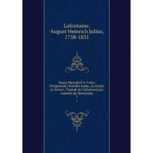   de Montolieu. 1 August Heinrich Julius, 1758 1831 Lafontaine Books