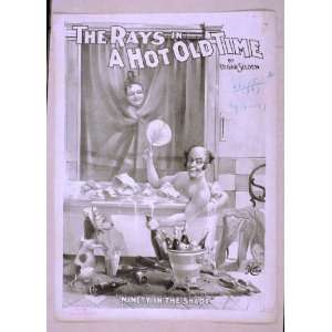  Poster The Rays in A hot old time by Edgar Selden. 1897 
