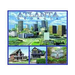  Atlanta Georgia Skyline Coverlet