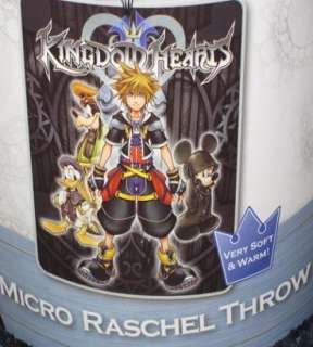 New Kingdom Hearts 2 Game Soft Plush Blanket Sora Anime  