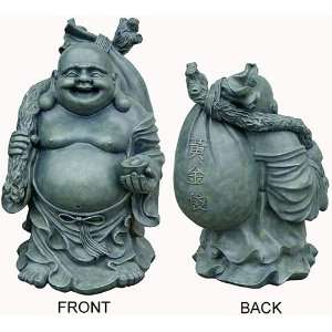  Standing Happy Buddha Ho Tai for Garden, Medium 