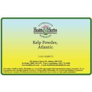 Alternative Health & Herbs Remedies Kelp Powder, Atlantic Co, 8 Ounce 