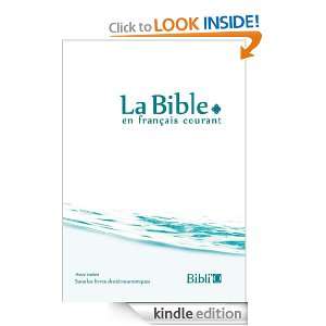 La Bible en français courant avec notes, sans les livres 