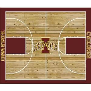  Iowa State Cyclones College Basketball 10x13 Rug from 
