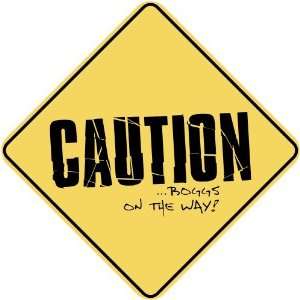   CAUTION  BOGGS ON THE WAY  CROSSING SIGN