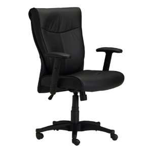   Leather Series Executive Chair w/ Adjustable Arms