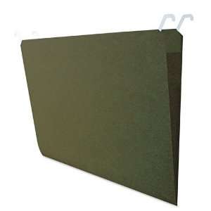 Find It  Hanging File Folders with Innovative Top Rail, Legal, Green 
