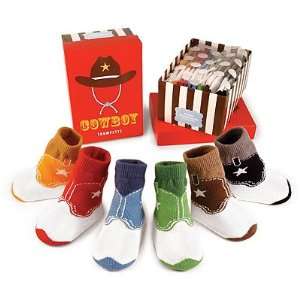 Cowboy Infant Socks   Set of 6 Baby