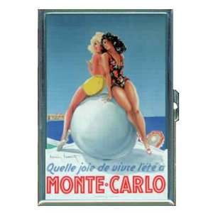  Monte Carlo Beach Girls Retro ID Holder, Cigarette Case or 