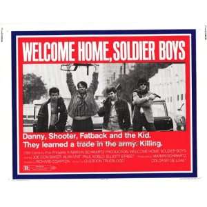    Welcome Home Soldier Boys   Movie Poster   11 x 17