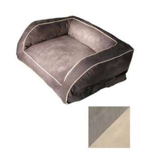   Contemporary Pet Sofa, Medium, Toro Cocoa/Buckskin