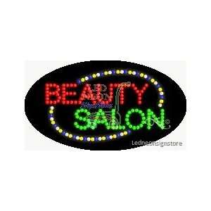 Beauty Salon LED Sign 15 inch tall x 27 inch wide x 3.5 inch deep 
